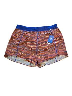 Women's Janji x La Sportiva Cadence shorts Tectonic Shift Print XXL